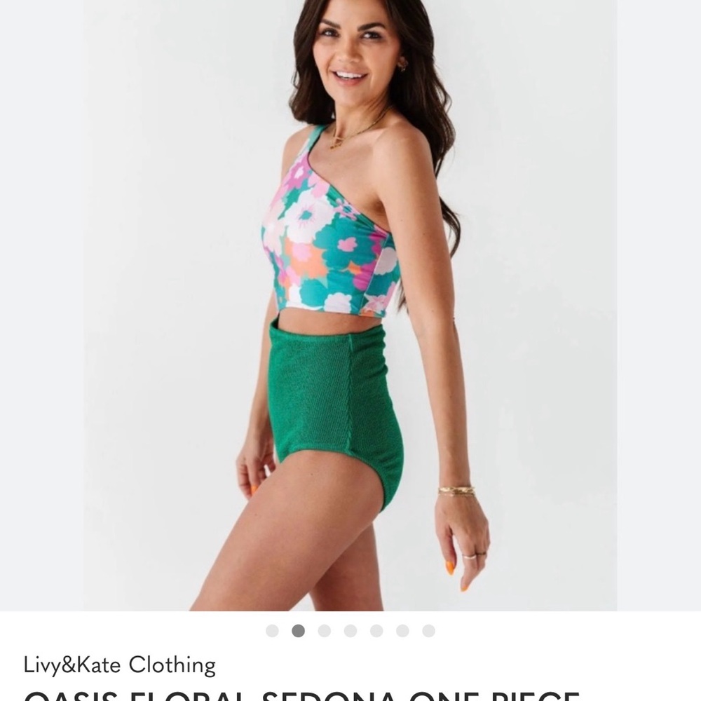 Womens Livy and Kate Oasis Floral Sedona One Piece size Medium. Worn once.